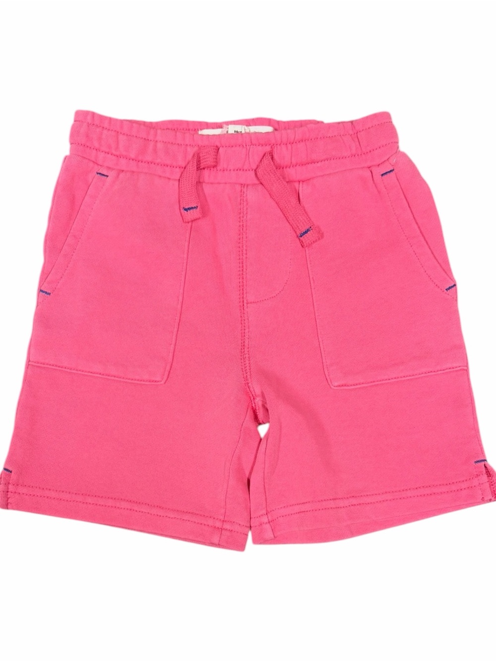 Mini Boden Kids Hot Pink Drawstring Cotton Sweat Shorts 3 Years